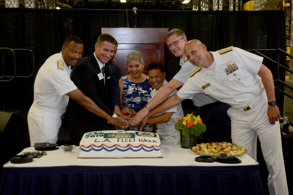 Navy Reception aboard LCS 16