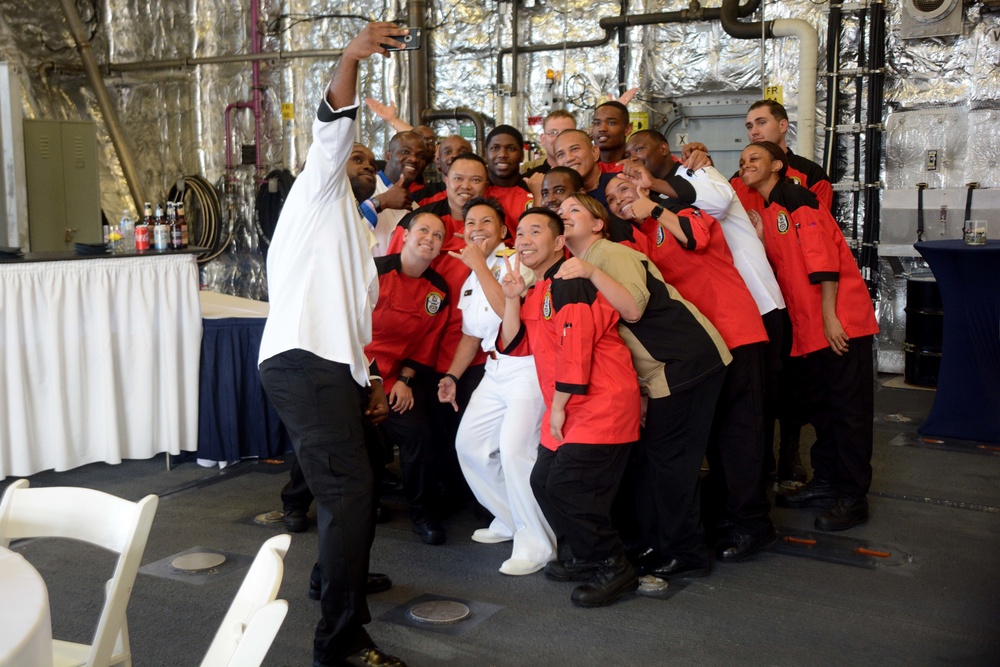 Rear Adm. Bette Bolivar, Commander, Navy Region Southwest Selfie