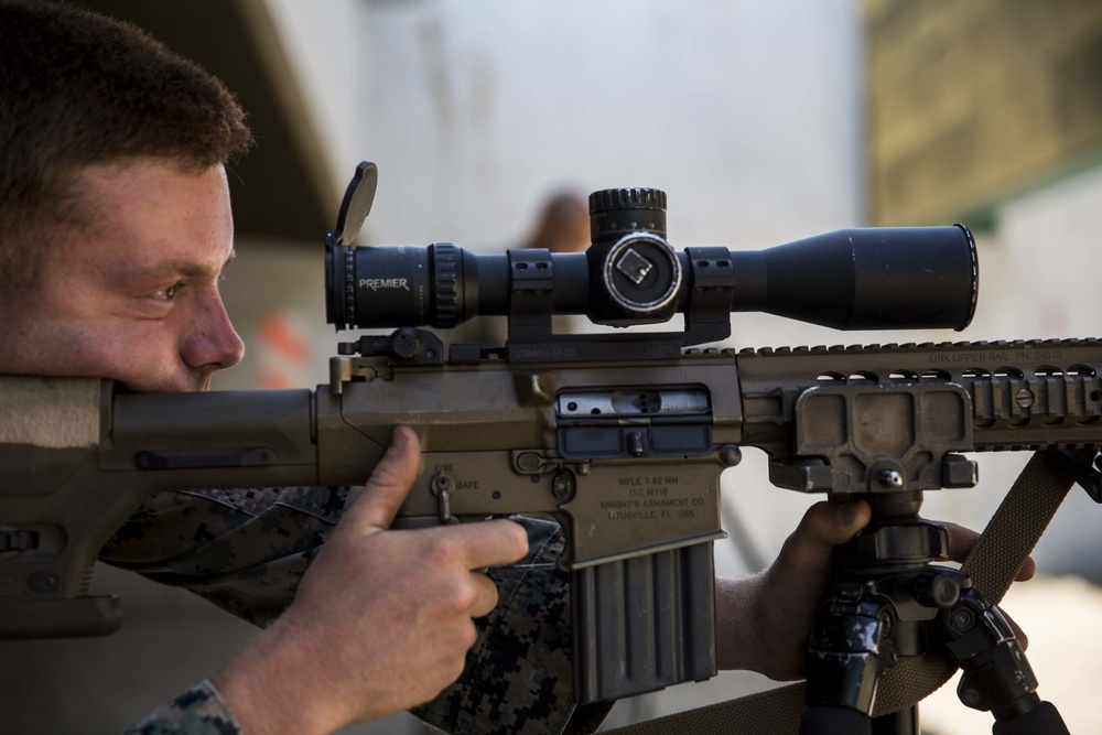 SPMAGTF-CR-AF snipers hone in on shot grouping proficiency