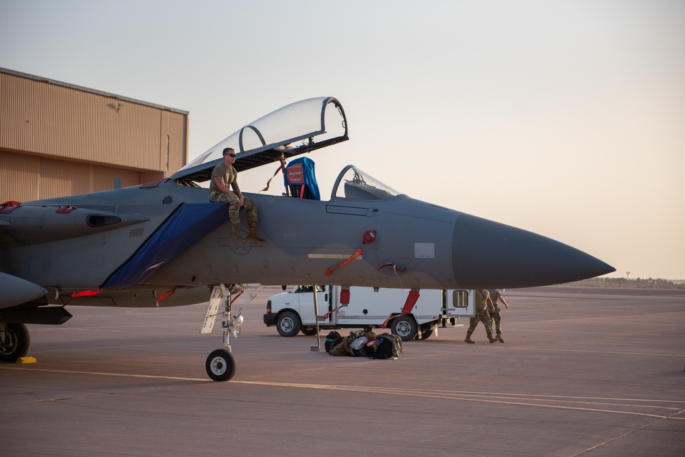 F-15Cs forward deploy in Exercise Hype Eagle