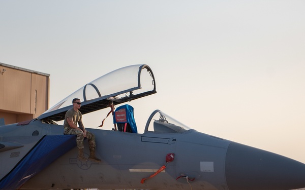 F-15Cs forward deploy in Exercise Hype Eagle