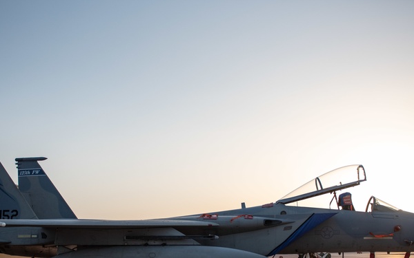 F-15Cs forward deploy in Exercise Hype Eagle