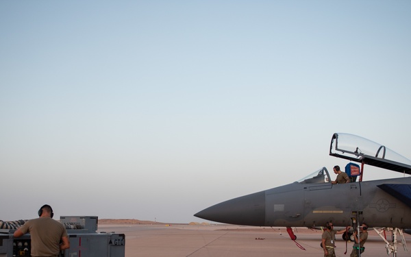 F-15Cs forward deploy in Exercise Hype Eagle