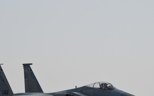 F-15Cs forward deploy in Exercise Hype Eagle