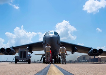 Laser-Guided Bombs back in belly of B-52
