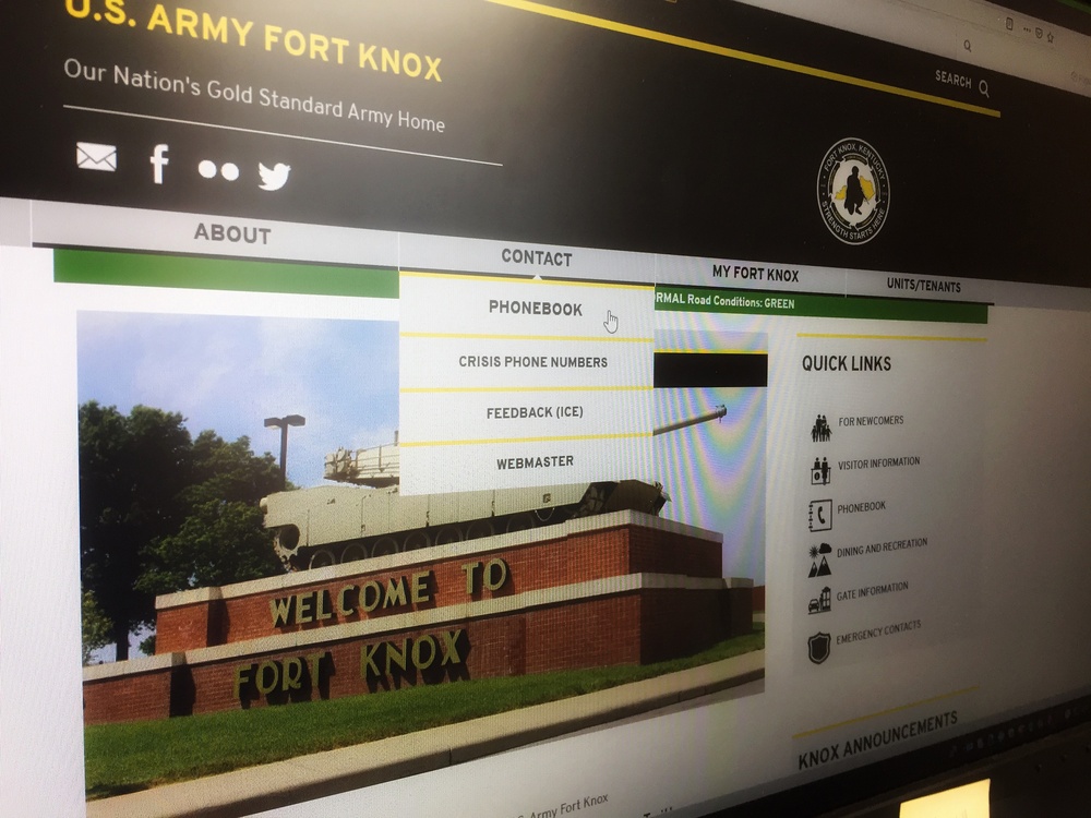 Fort Knox officials preparing to launch new official website