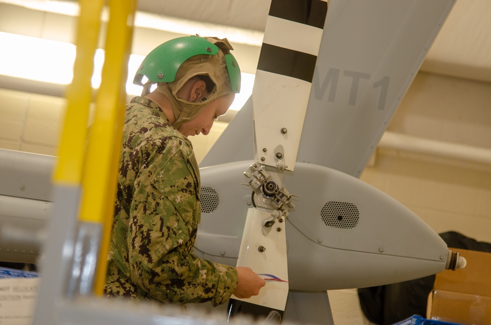 CNATTU Norfolk Emphasizes Hands-on Training with New MQ-8C Fire Scout Trainers