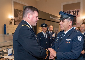 Commander of the Israeli Air Force Maj. Gen. Amikam Norkin Participates in an Air Force Full Honors Wreath-Laying Ceremony at the Tomb of the Unknown Soldier