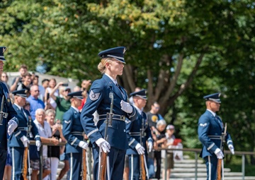 Commander of the Israeli Air Force Maj. Gen. Amikam Norkin Participates in an Air Force Full Honors Wreath-Laying Ceremony at the Tomb of the Unknown Soldier