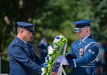Commander of the Israeli Air Force Maj. Gen. Amikam Norkin Participates in an Air Force Full Honors Wreath-Laying Ceremony at the Tomb of the Unknown Soldier