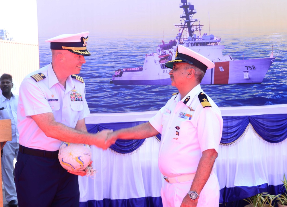 Coast Guard Cutter Stratton departs Chennai, India