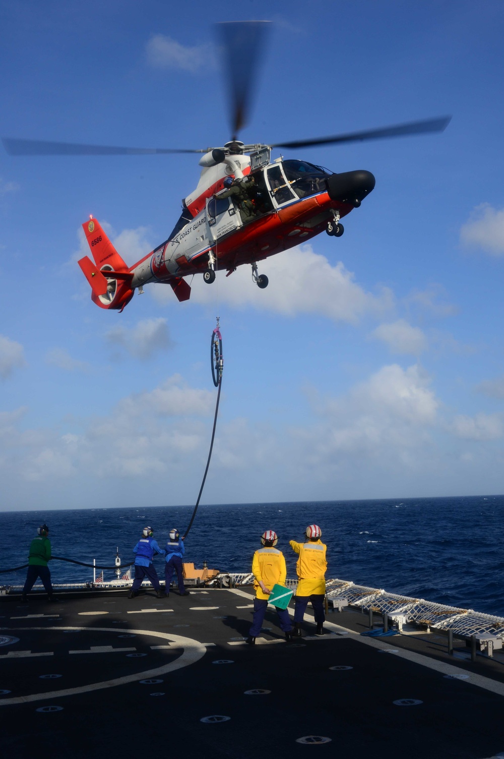 Coast Guard Cutter Stratton trains in Bay of Bengal