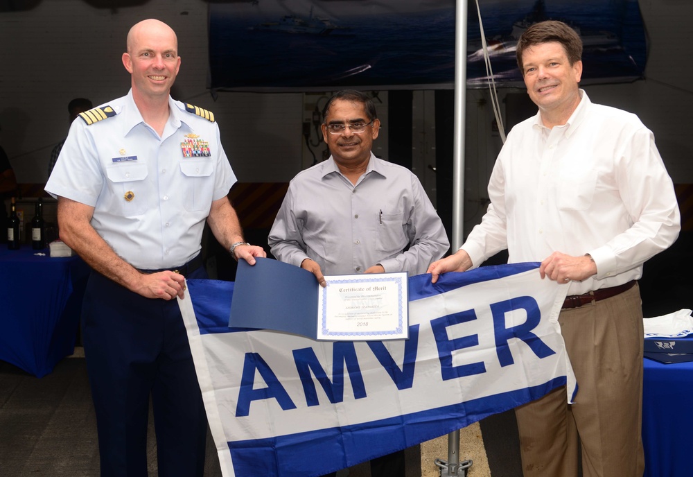 Coast Guard presents certificates of merit to India-based shipping companies