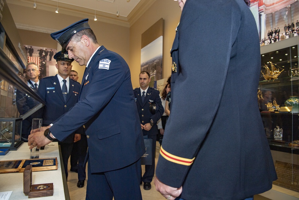 Commander of the Israeli Air Force Maj. Gen. Amikam Norkin Participates in an Air Force Full Honors Wreath-Laying Ceremony at the Tomb of the Unknown Soldier