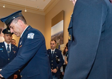 Commander of the Israeli Air Force Maj. Gen. Amikam Norkin Participates in an Air Force Full Honors Wreath-Laying Ceremony at the Tomb of the Unknown Soldier