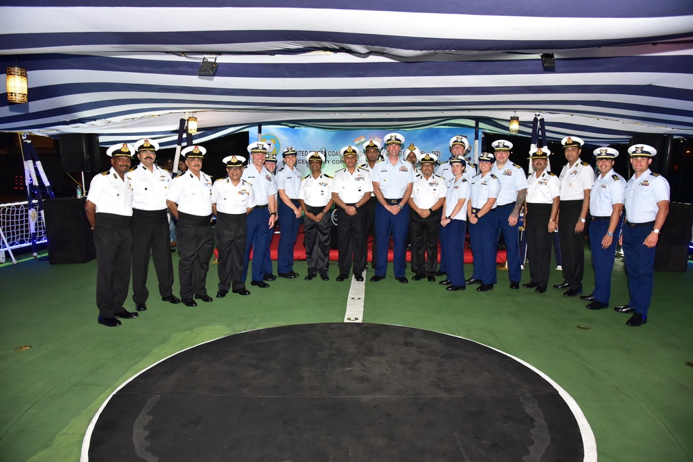 Coast Guard Cutter Stratton particpates in exchange with Indian coast guard