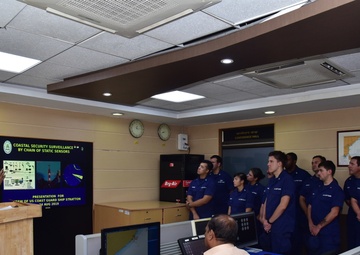 Coast Guard Cutter Stratton particpates in exchange with Indian Coast Guard