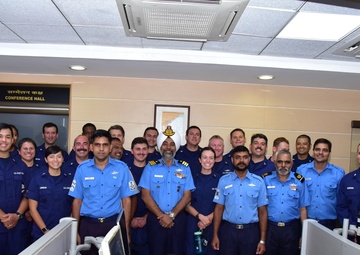 Coast Guard Cutter Stratton particpates in exchange with Indian coast guard