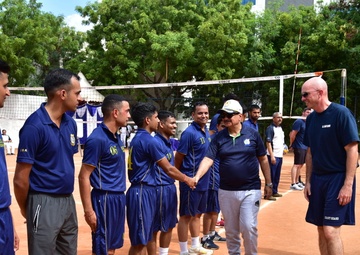 Coast Guard Cutter Stratton particpates in exchange with Indian coast guard