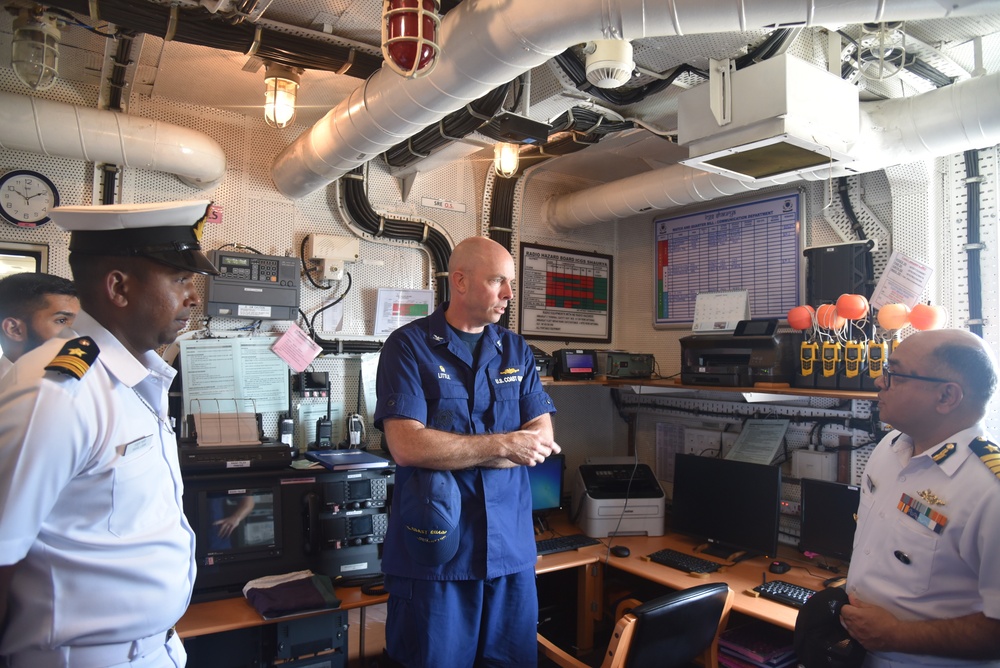 Coast Guard Cutter Stratton participates in exchange with Indian coast guard