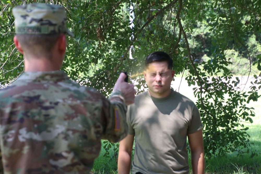 661st MP Detachment Conduct Non-Lethal Weapons Training