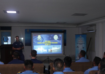 Coast Guard Cutter Cutter Stratton participates in exchange with Indian coast guard