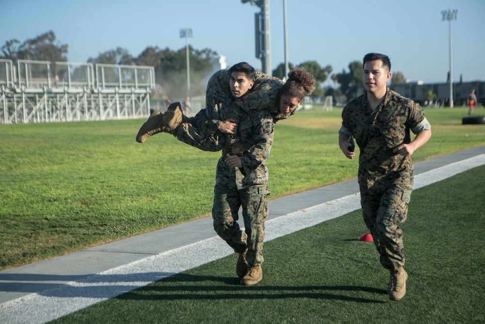 Pendleton Marines conduct morning PT