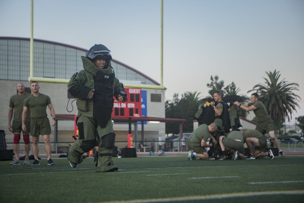 Pendleton Marines conduct morning PT