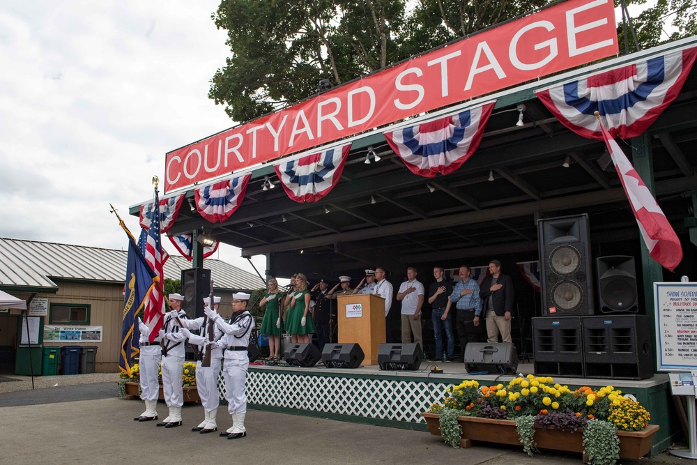 Naval Station Everett Sailors Support in Evergreen State Fair Military Day