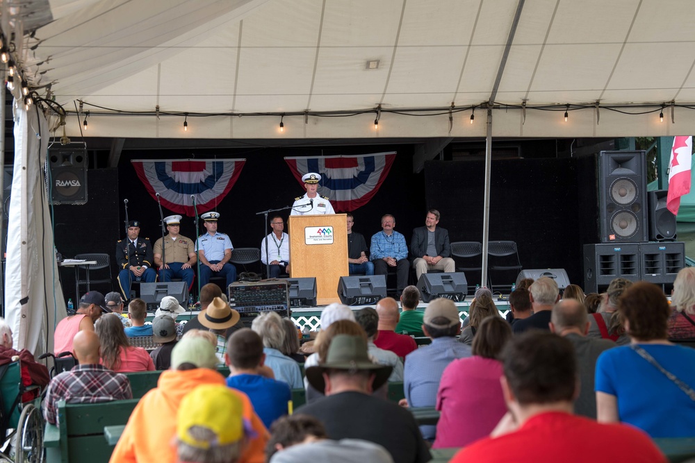 Naval Station Everett Sailors Support in Evergreen State Fair Military Day