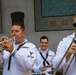 U.S. Navy Band Southwest, 32nd Brass Band perform at LA County City Hall during LAFW