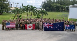 U.S., Allied Forces pose for group photo during HYDRACRAB