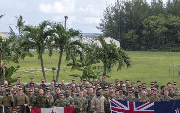 U.S., Allied Forces pose for group photo during HYDRACRAB