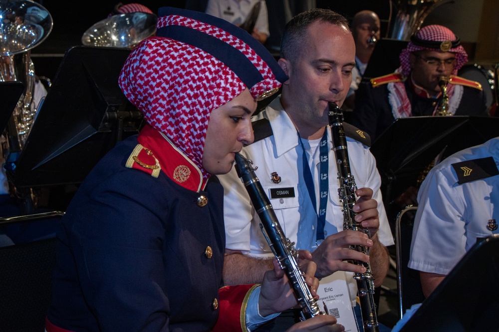 101st Army Band Trains with Hashemite Kingdom of Jordan in Colorado