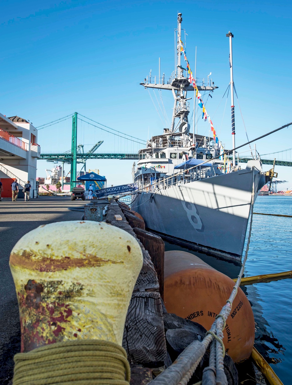 LA Fleet Week: MCPON Visits USS Scout Sailors