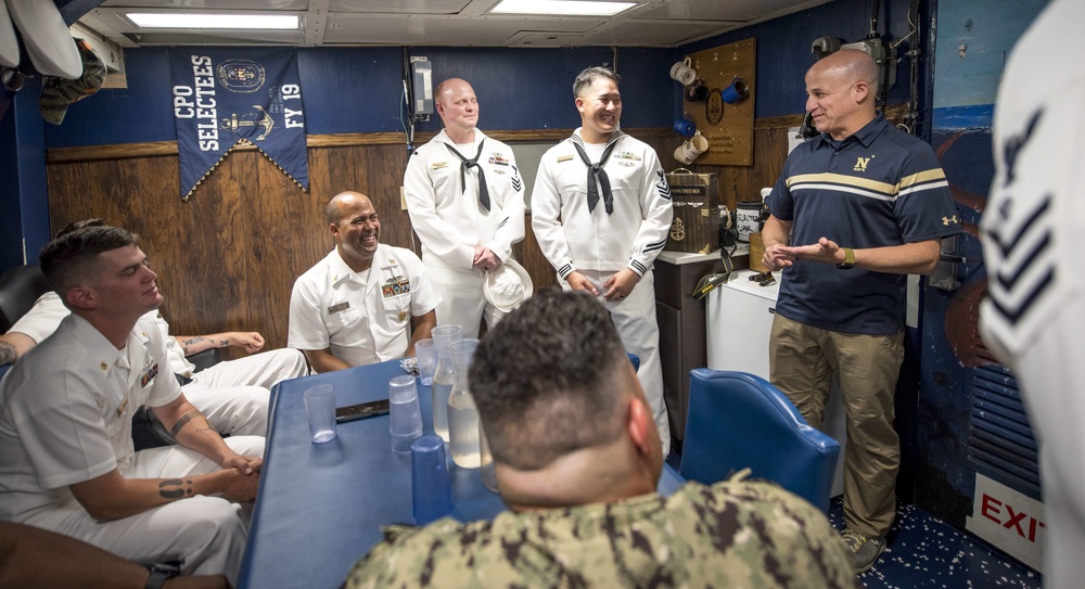 LA Fleet Week: MCPON Visits USS Scout Sailors