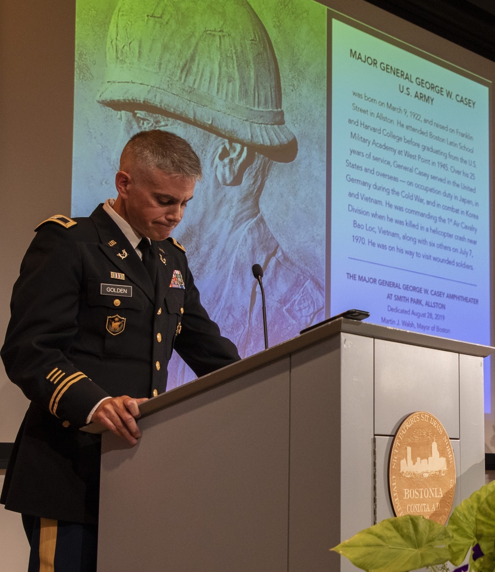 City of Boston honors U.S. Army Maj. General George W. Casey Sr.