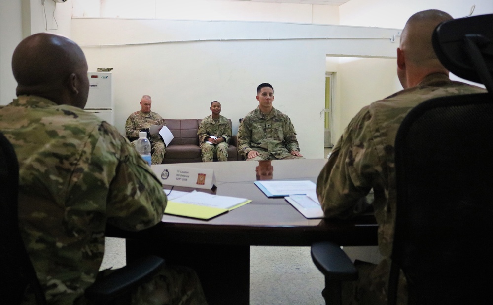 Task Force Cavalier August Soldier of the Month Event