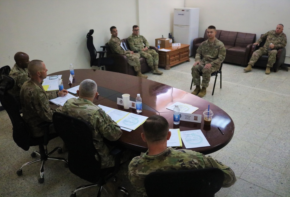 Task Force Cavalier August Soldier of the Month Event