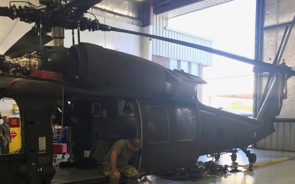 NCNG 449th Combat Aviation Brigade Support HX Dorian response