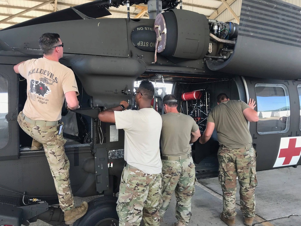 NCNG 449th Combat Aviation Brigade Support HX Dorian response