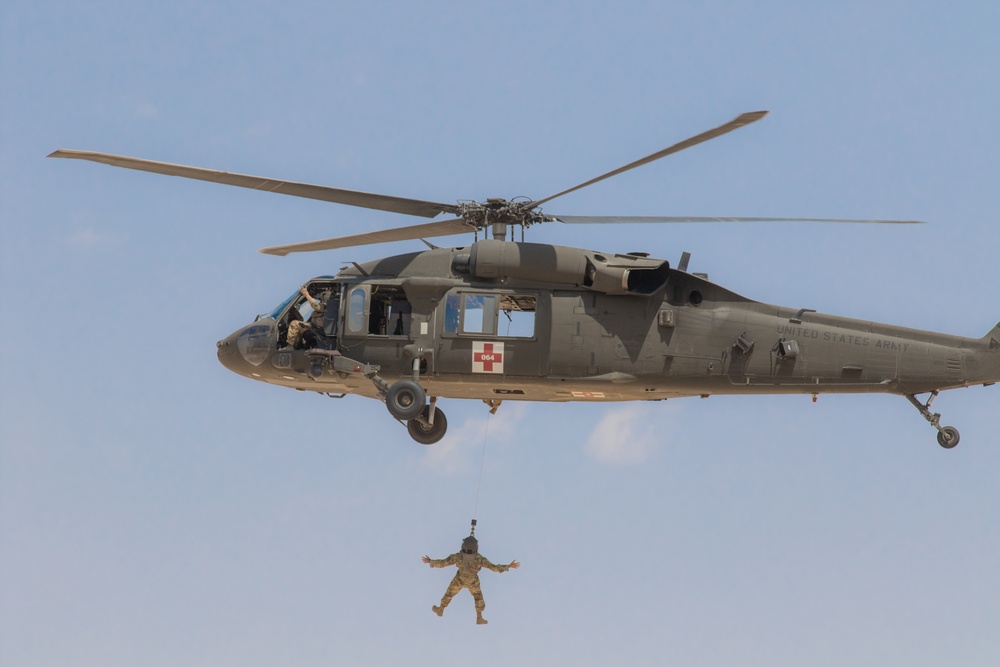 TF Javelin medevac crews hoist away during EL 19