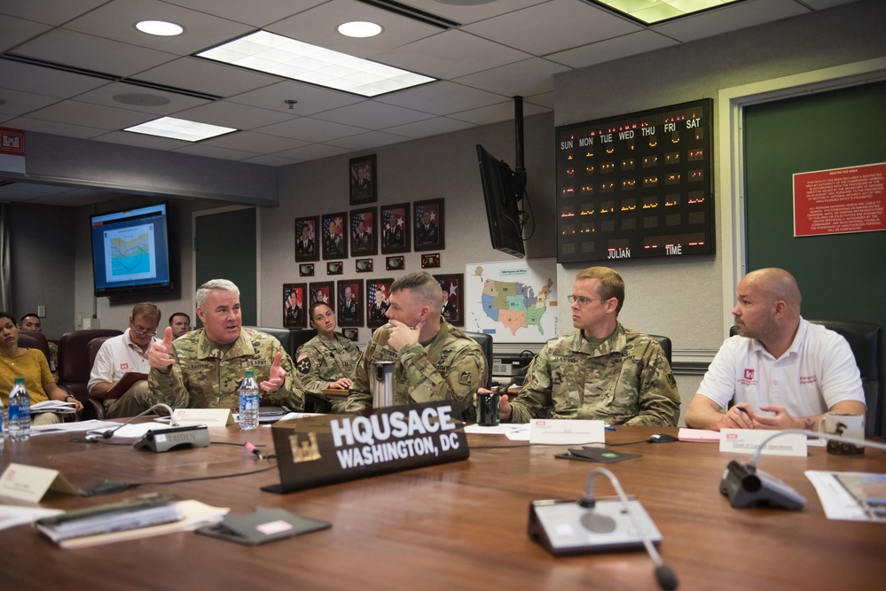 USACE leadership provided update on Dorian