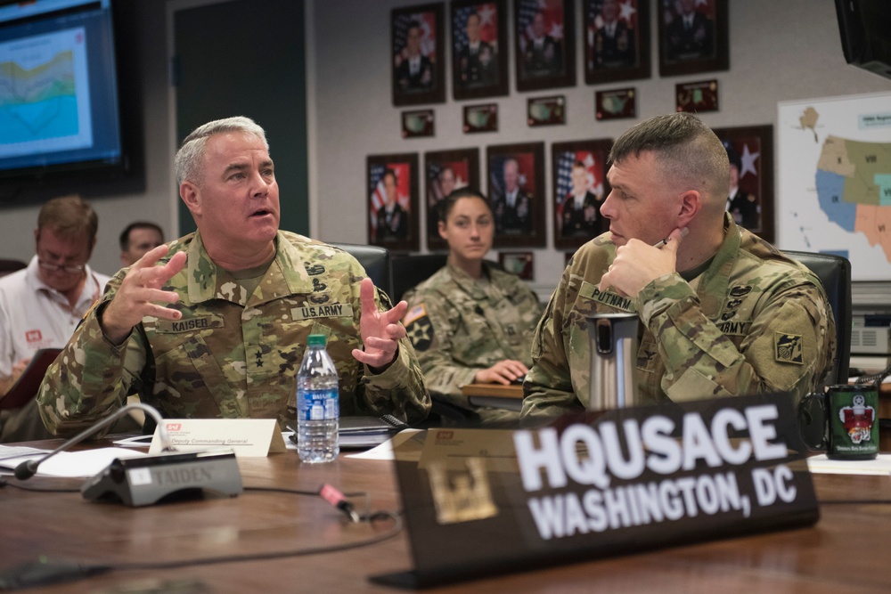 USACE leadership provided update on Dorian