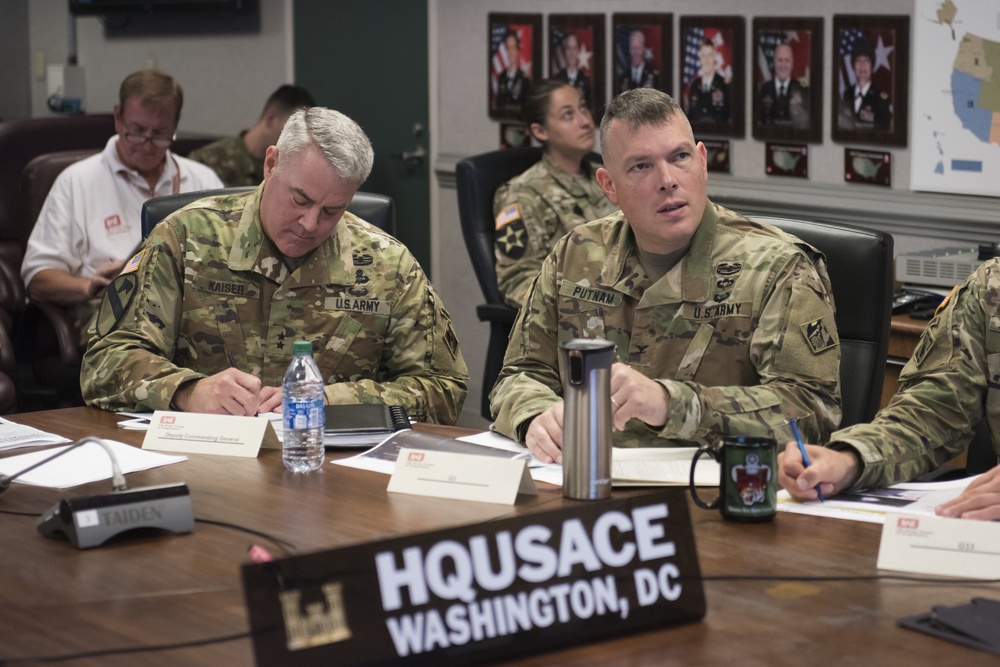 USACE leadership provided update on Dorian