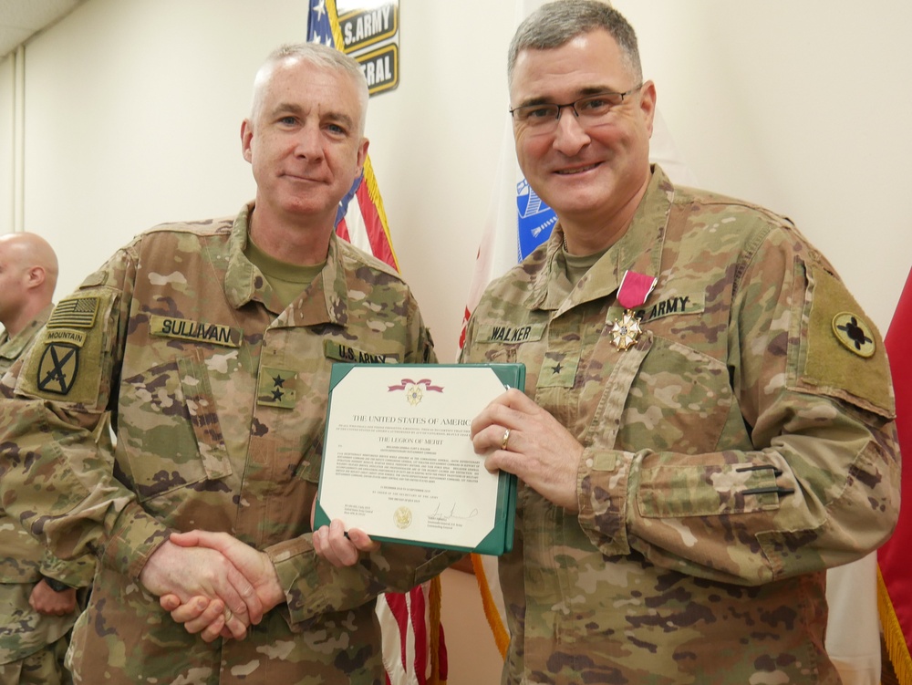 Walker Awarded Legion Of Merit