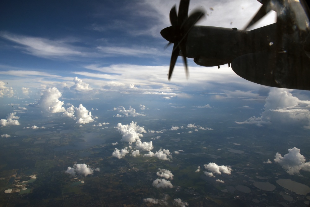 Air Force Reserve Hurricane Hunters fly Dorian