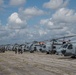 Maxwell AFB receives Navy MH-60R helicopters from Naval Air Station Jacksonville and Naval Station Mayport in advance of Hurricane Dorian