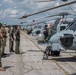 Maxwell AFB receives Navy MH-60R helicopters from Naval Air Station Jacksonville and Naval Station Mayport in advance of Hurricane Dorian