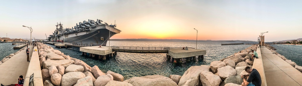 USS Boxer, 11th MEU port in Aqaba, Jordan